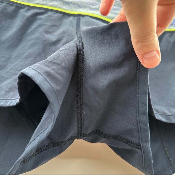 Lululemon Run: Speed Short *4-way Stretch in Inkwell/Space Dye Twist Lullaby Ray - Picture 6 of 7